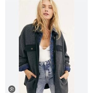 Free People RUBY jacket Incense Gray size XS